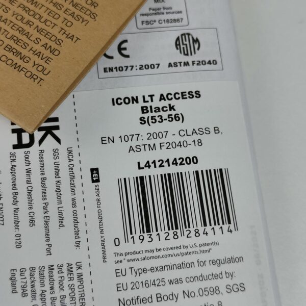 Capacete Salomon Icon LT Access Esqui Snowboard S