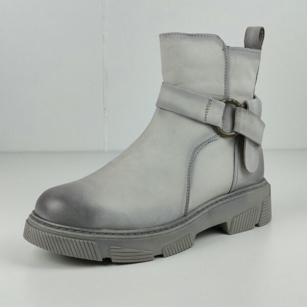 LT18X0070_2 (39) Botas Casuais BAGATT Edana com Forro Quente para Mulher Off-White