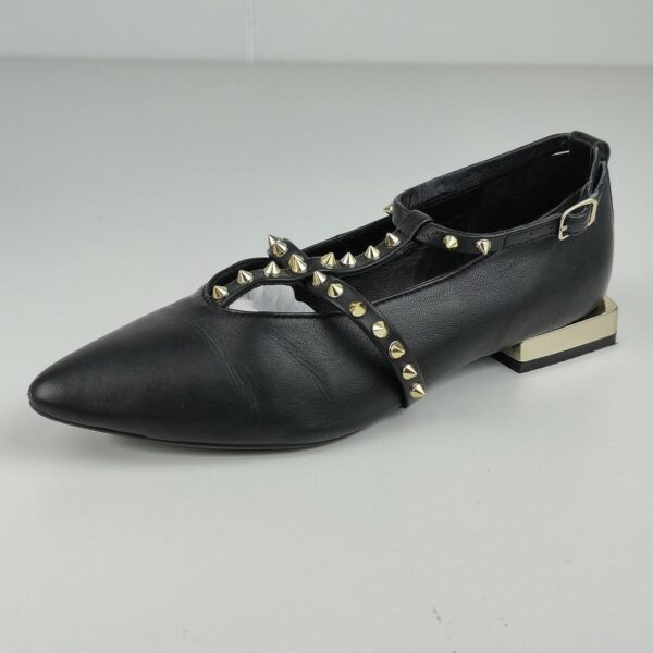 LT18X0124_1 (37) Sapatos / Sabrina GIOSEPPO Preto com tachas mulher