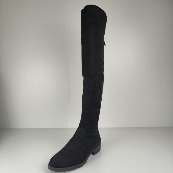 (40) Botas Anna Field acima do joelho mulher - Negro