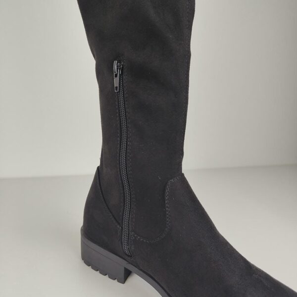 (40) Botas Anna Field acima do joelho mulher - Negro