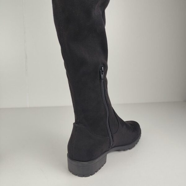 (40) Botas Anna Field acima do joelho mulher - Negro