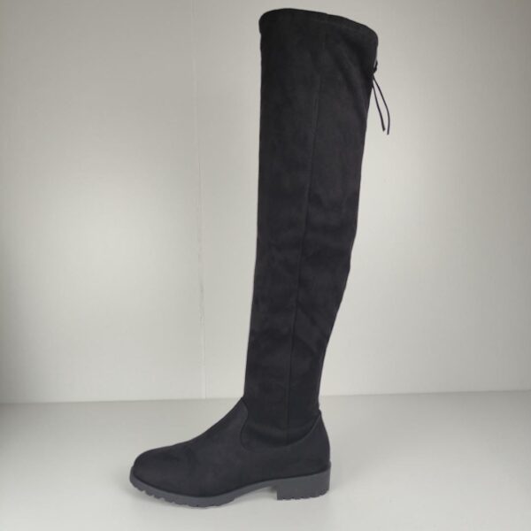 (40) Botas Anna Field acima do joelho mulher - Negro