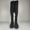 (40) Botas Anna Field acima do joelho mulher - Negro