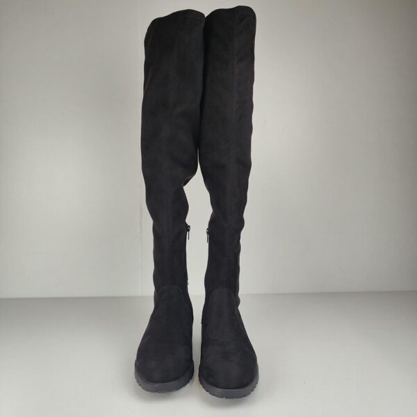 (40) Botas Anna Field acima do joelho mulher - Negro
