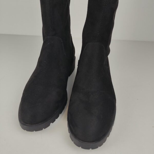 (40) Botas Anna Field acima do joelho mulher - Negro