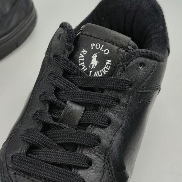 (41) Sapatilhas Polo Ralph Lauren Masters Court Homem - Preto