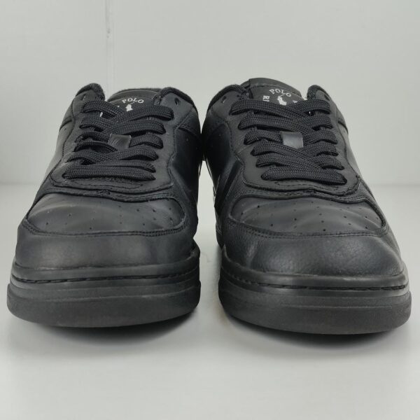 (41) Sapatilhas Polo Ralph Lauren Masters Court Homem - Preto