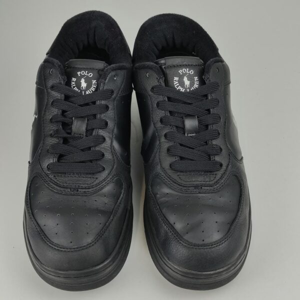 (41) Sapatilhas Polo Ralph Lauren Masters Court Homem - Preto