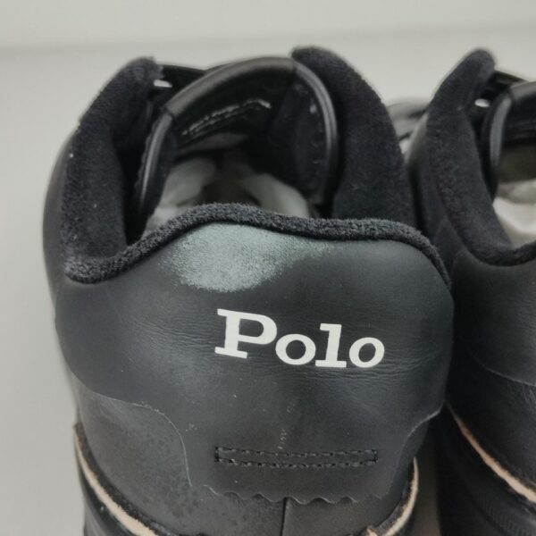 (41) Sapatilhas Polo Ralph Lauren Masters Court Homem - Preto