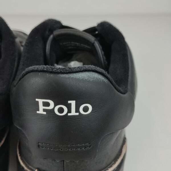 (41) Sapatilhas Polo Ralph Lauren Masters Court Homem - Preto