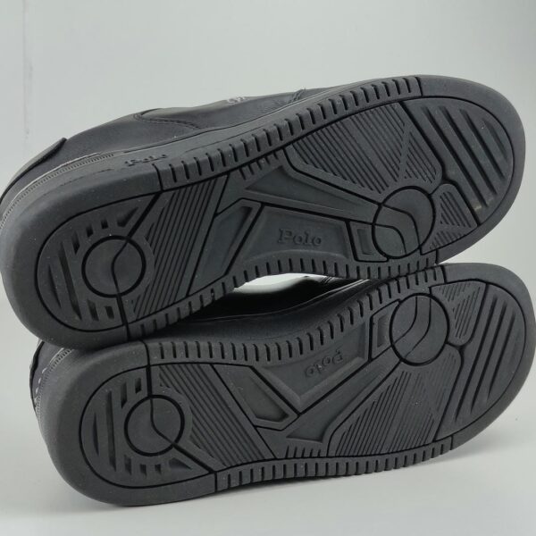 (41) Sapatilhas Polo Ralph Lauren Masters Court Homem - Preto