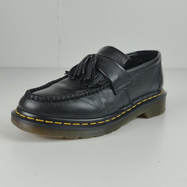 (38) Mocassins em pele Dr Martens Adrian Smooth - Negro