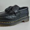(38) Mocassins em pele Dr Martens Adrian Smooth - Negro