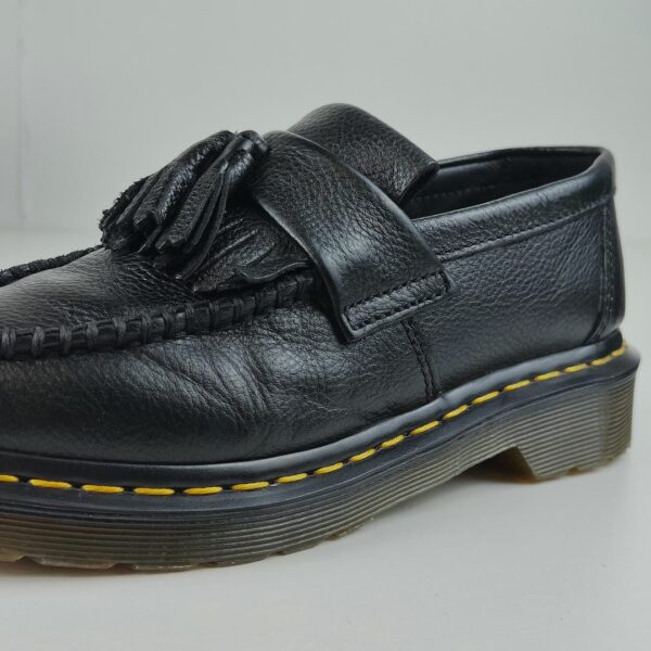 (38) Mocassins em pele Dr Martens Adrian Smooth - Negro
