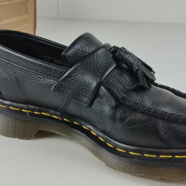 (38) Mocassins em pele Dr Martens Adrian Smooth - Negro