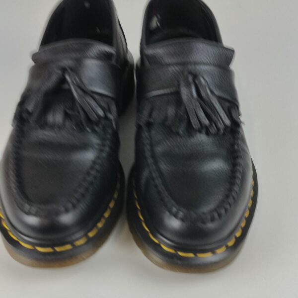 (38) Mocassins em pele Dr Martens Adrian Smooth - Negro