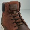 (48) Botas Levi's Modelo Jax Plus em Pele e Camurça para Homem - Castanho