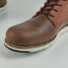 (48) Botas Levi's Modelo Jax Plus em Pele e Camurça para Homem - Castanho