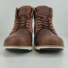 (48) Botas Levi's Modelo Jax Plus em Pele e Camurça para Homem - Castanho