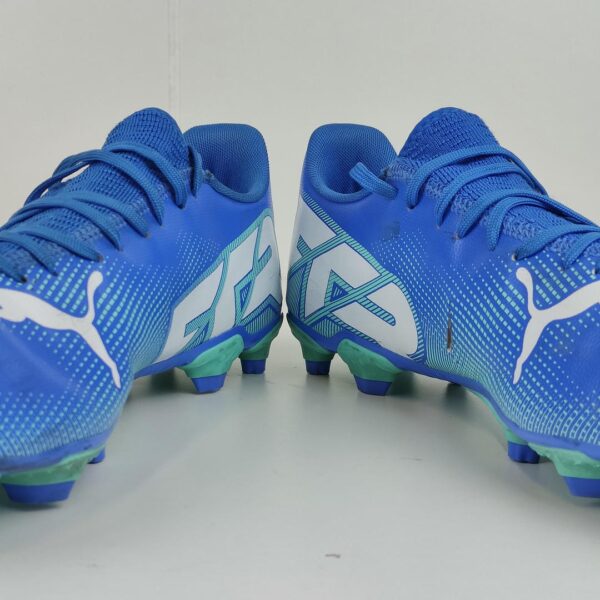 (46) Chuteiras Futebol PUMA Future 7 Play FG/AG para homem - Azul