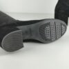 (37.5) Botas Cano Alto Geox D Eleana I com Salto para Mulher - Camurça Negro