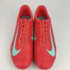oplus_32 (45.5) Chuteiras de Futebol Nike Mercurial Vapor 16 Ember Glow/Aurora Green