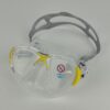 Máscara Mergulho Cressi Nano Crystal Unissexo Adulto Silicone Transparente Amarelo