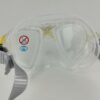 Máscara Mergulho Cressi Nano Crystal Unissexo Adulto Silicone Transparente Amarelo