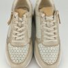 (41) Sapatilhas Sola Alta Carmela 162281 Para Beige