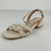 (36) Sandalias GIOSEPPO com tiras e fecho ajustável Mulher Branco