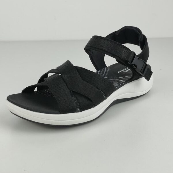 (38) Sandálias Clarks Mira Tide Preto - Mulher