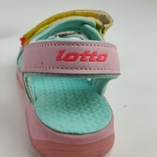 (34) Sandálias Desportivas Lotto Macarella com fecho Velcro Rosa e Azul - Menina
