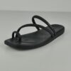 (34/35) Sandalias Crocs Miami Toe Loop Mulher Preto