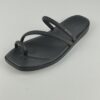 (34/35) Sandalias Crocs Miami Toe Loop Mulher Preto