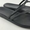 (34/35) Sandalias Crocs Miami Toe Loop Mulher Preto