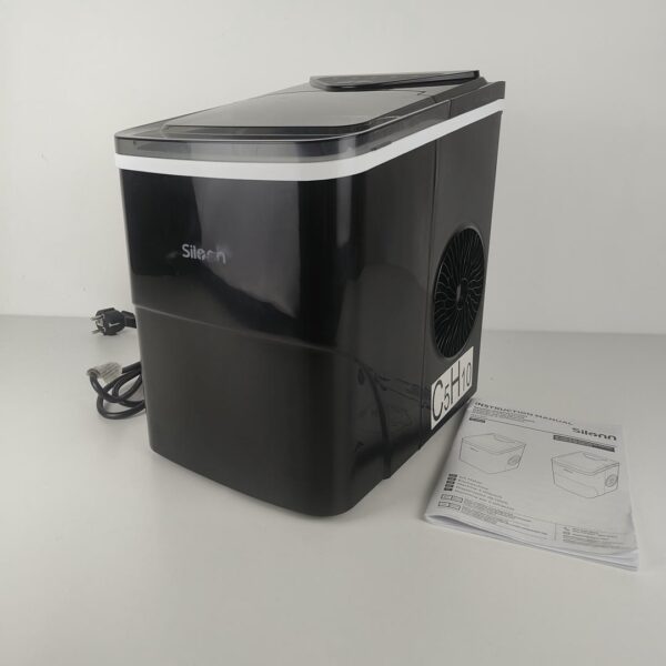 Máquina de fazer Cubos de Gelo Silonn Pequena Autolimpante até 12 Kg em 24 H
