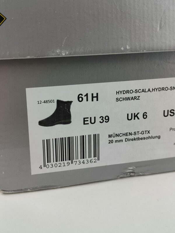 (39) Botas de Neve Ara München 1248501 Preto Tamanho Mulher