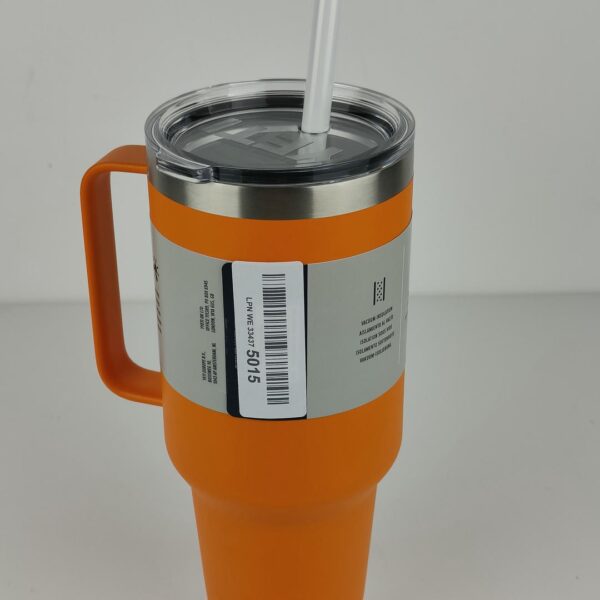 oplus_32 Copo / Termo Isolado com Palhinha YETI Rambler 1.2 Lt Aço Inoxidável Tampa Stronghold