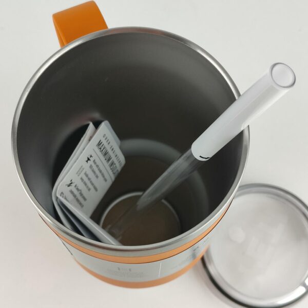 oplus_32 Copo / Termo Isolado com Palhinha YETI Rambler 1.2 Lt Aço Inoxidável Tampa Stronghold