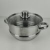 Panela para cozinhar a vapor 3 Níveis KitchenCraft Aço Inox