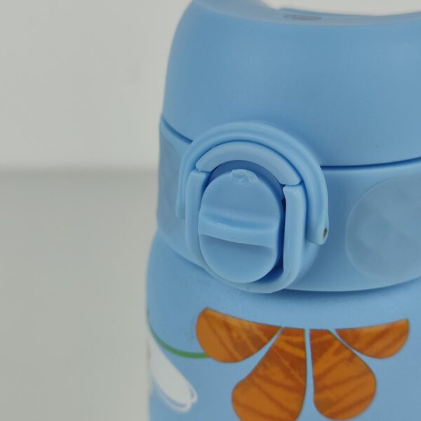 Garrafa de Água 400ml Inox Ion8 para Crianças com Tampa Abatível e Fecho Seguro Safari