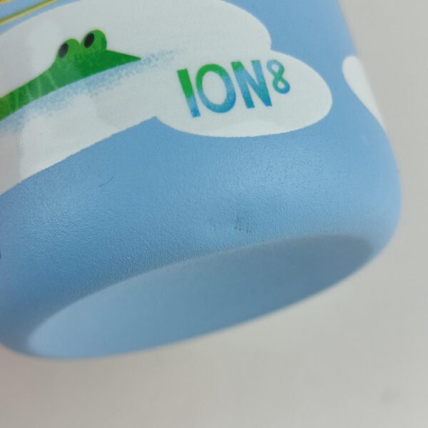 Garrafa de Água 400ml Inox Ion8 para Crianças com Tampa Abatível e Fecho Seguro Safari