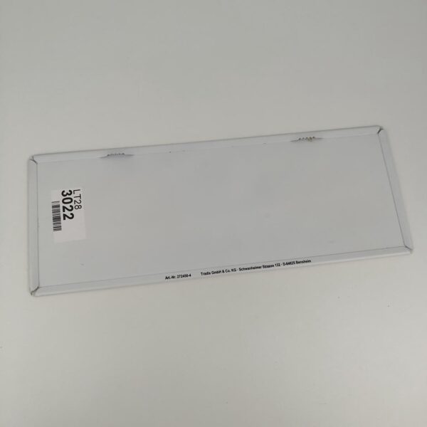 Placa decorativa Vintage em metal - "Beach This Way" (40x15cm) para fixação em parede