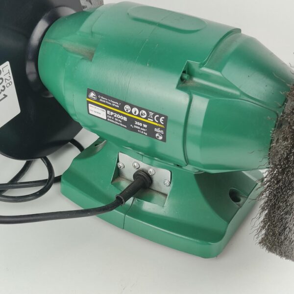 Esmeril de Bancada Stayer 200mm 350W + Disco Escova Bellota 200x20mm