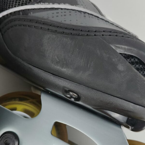 (37-40) Patins em linha ajustáveis Oxelo - Preto e branco