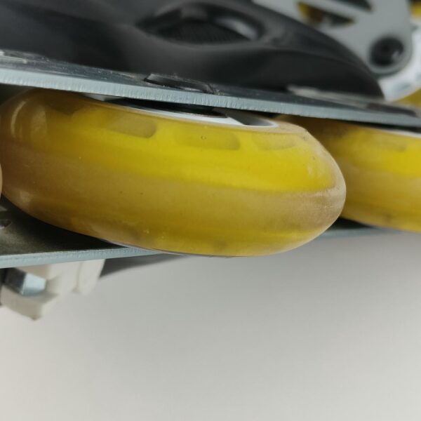 (37-40) Patins em linha ajustáveis Oxelo - Preto e branco