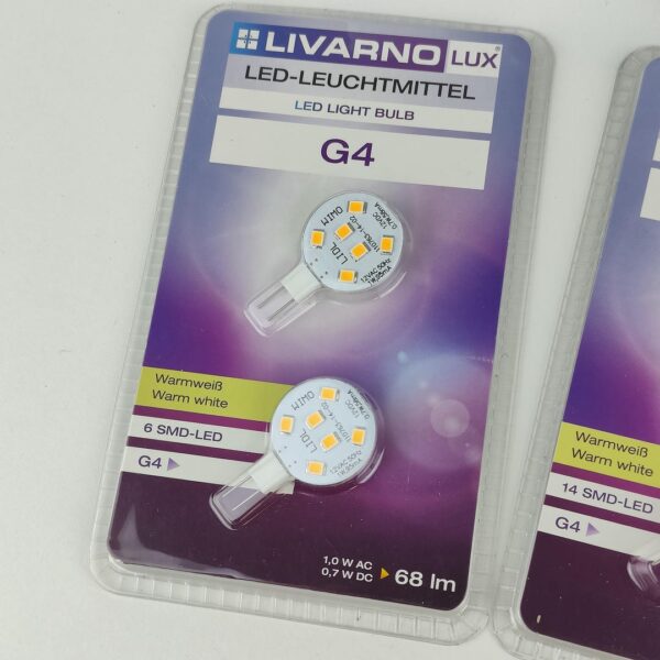 Pack 6 Lâmpadas Led G4 + GU10