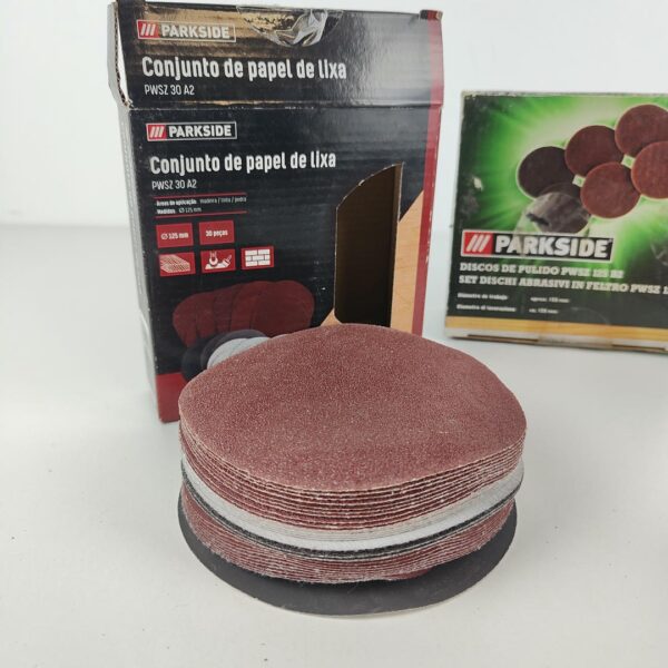 Pack acessórios de lixagem / limpeza Parkside