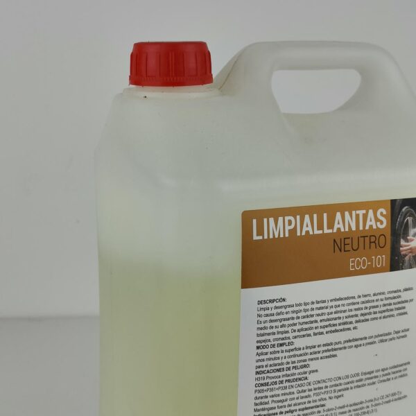 Limpa Jantes Profissional EQM Soluciones   ECO-101 pH Neutro Seguro para Todos os Tipos de Jantes